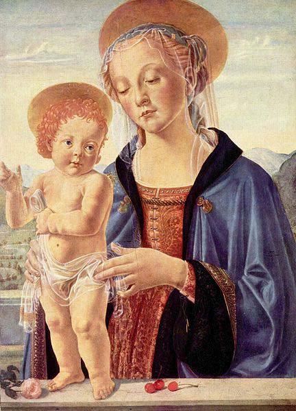 LEONARDO da Vinci Small devotional picture by Verrocchio